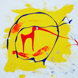 The Last One Acryl auf Leinwand 45 × 45 cm