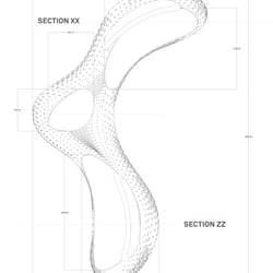 2D drawing for Lounge sofa, Noor Island, Sharjah