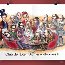 Plakat-Illustration – Club der toten Dichter