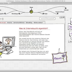 Webseite „Internetsucht“ für Kerstin Klambauer, Psychologin. URL: http://www.mediensucht.at