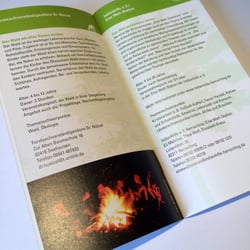 Broschüre zur Umweltbildung von Jugendlichen