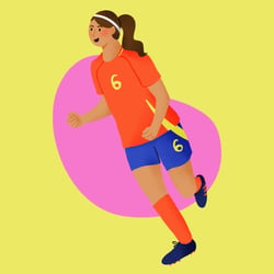 Aitana Bohmati – Sportillustration