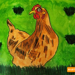 Septembird 23 – Tag 4 – Vogel:OrpingtonChicken (Huhn).