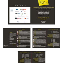 Creators Conference, Programmheft
