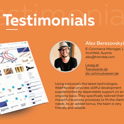 Referenzprojekte des WebMeridians