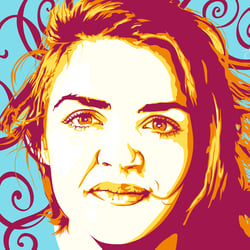 Natasha | Vektorillustration, Pop Art