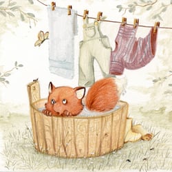 Fuchs in der Tonne