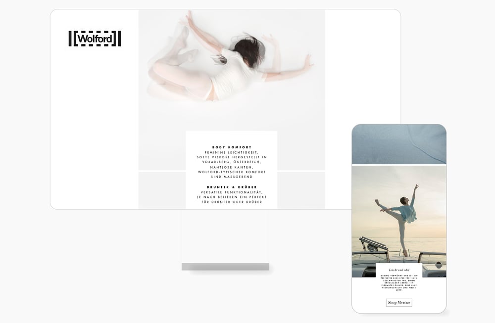 Wolford Landingpage
