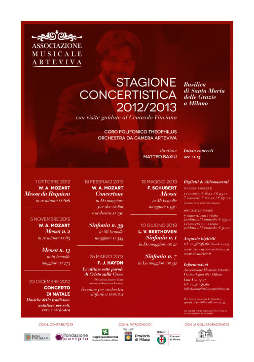 Concert Season 2012/2013: poster
