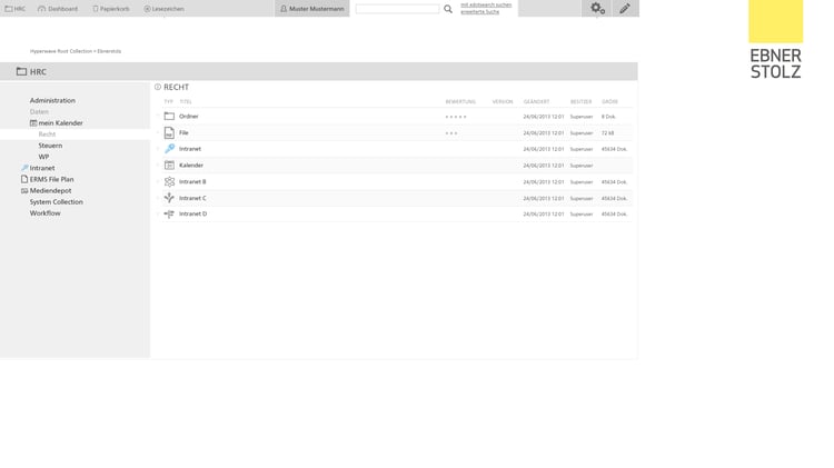 Intranet Dateiverwaltung