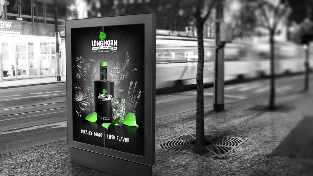 Straßenwerbung