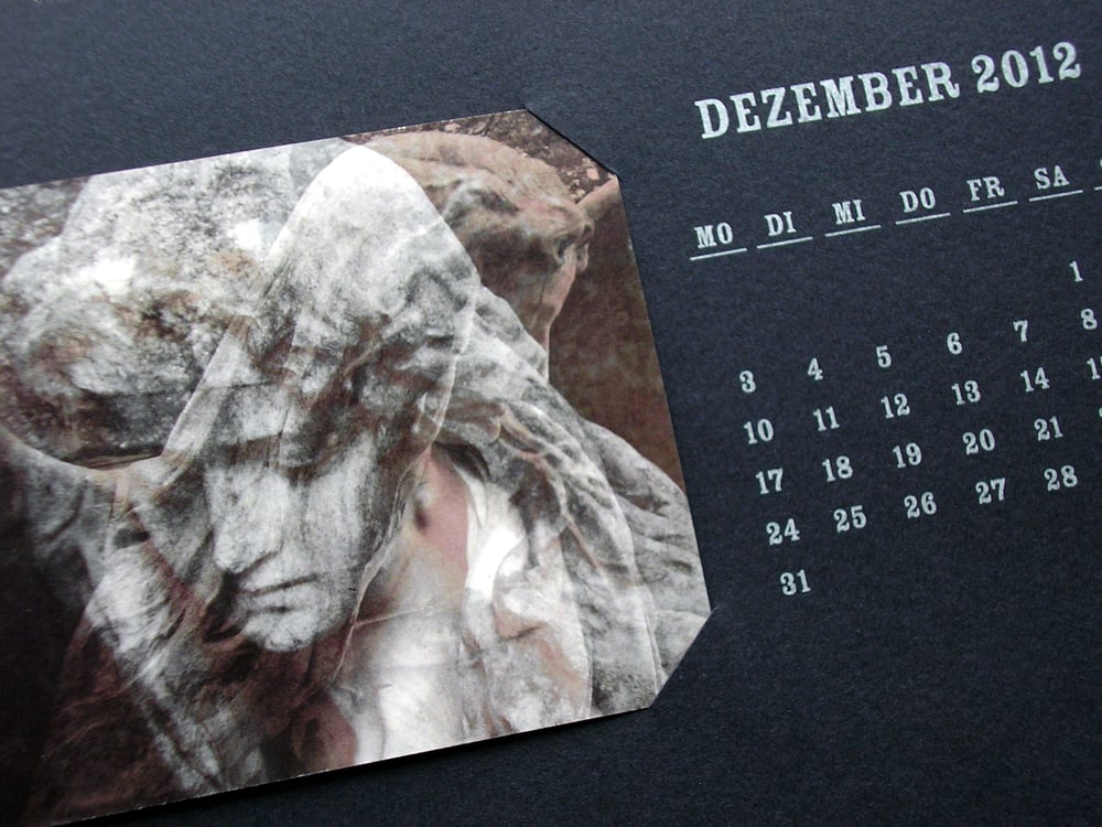 gothic-kunst-postkarten-kalender „melancholische stimmungen“ 2012