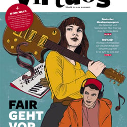 Virtuos Mitgliedermagazin GEMA – Coveransicht