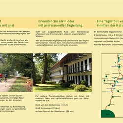 Werbeflyer für Radfahrer – Innenseite