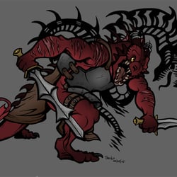 Blackdragon Warrior –  Freie Arbeit