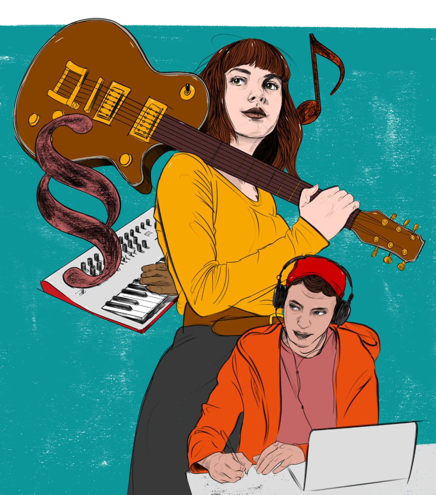 Virtuos Mitgliedermagazin Gema - Coverillustration