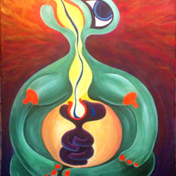 „Die Mutter“, 2009 – 2010, Acryl auf Leinwand
