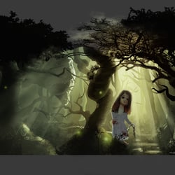 The Girl in the wood