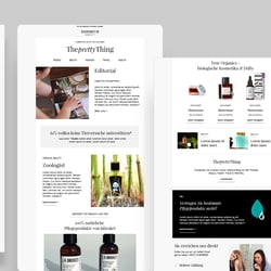 Newsletter Design Beauty Branche