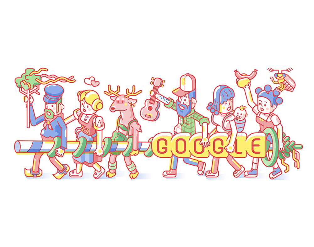 Google Doodle 1. Mai 2017