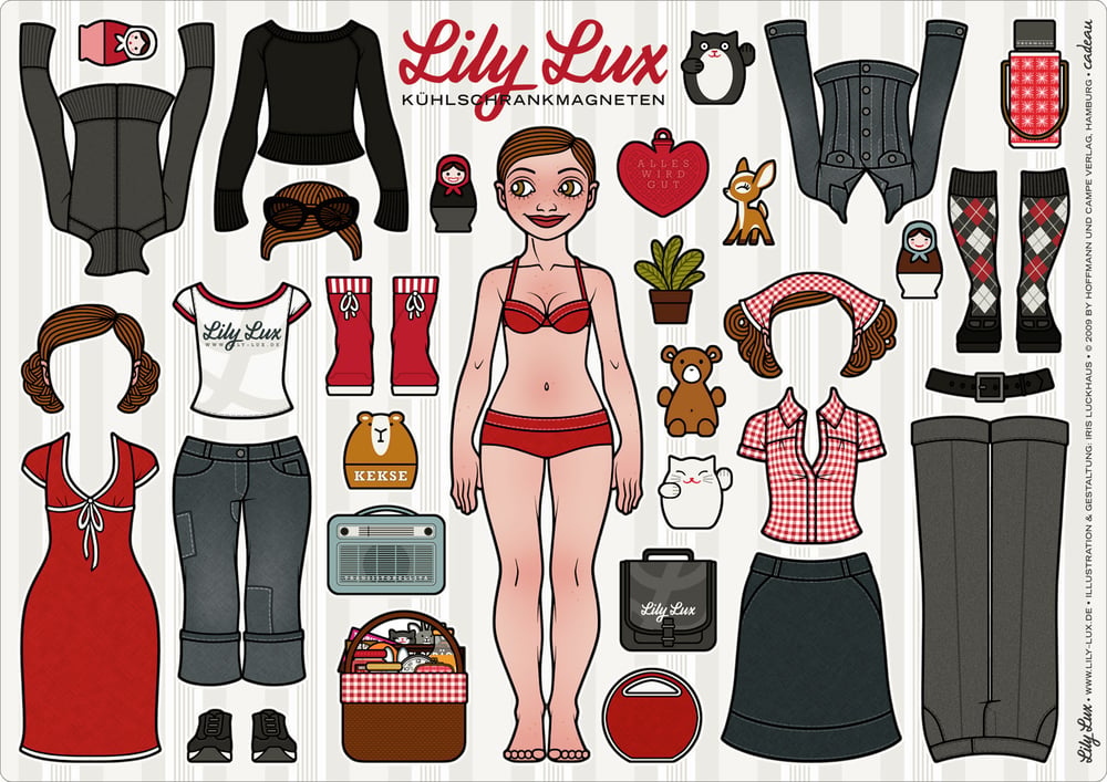Lily Lux Kühlschrankmagneten