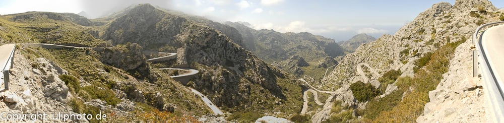 Sa Calobra, Mallorca, Panorama Composing