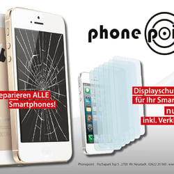 Plakatsujet für Mobiltelefon-Shop