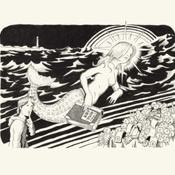 Illustration to „Schweigeminute“ (S. Lenz)