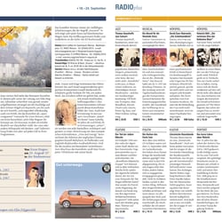 Konzeption eines Radioprogrammhefts (Dummy)