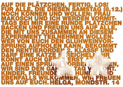 einladung zum plätzchenbacken