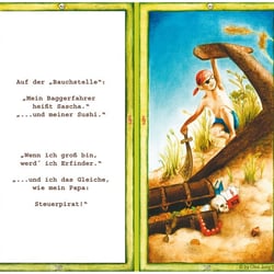 Aquarell und Buntstift