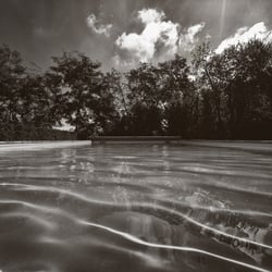Landhaus. Wasser