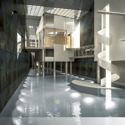 Schwimmbad – Konzeptstudie