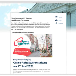 Unterseite auf hamburg.de