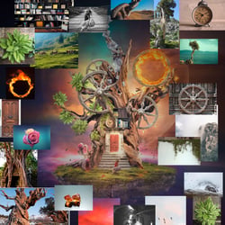 Artwork fantasy tree – compare