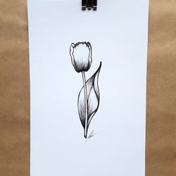 Florale Nostalgie Tulpe 001