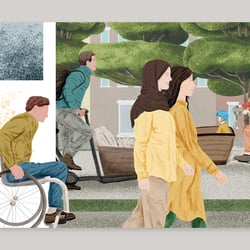 Illustrationen im visuellen Erscheinungsbild