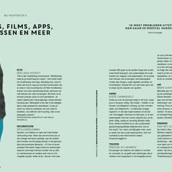 Lesen – Illustration für Flow Magazin Artikel über Bücher, Blogs und mehr zum Thema Achtsamkeit