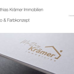 Matthias Krämer Immobilien – Logo & Farbkonzept
