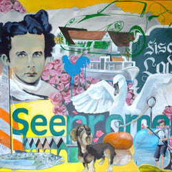 Sta(r), Acryl auf Leinwand, 160×120cm