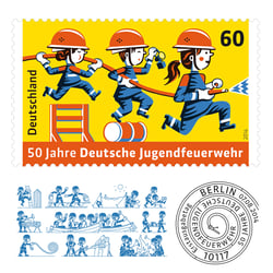 Sonderpostwertzeichen „50 Jahre Deutsche Jugendfeuerwehr“, 2014