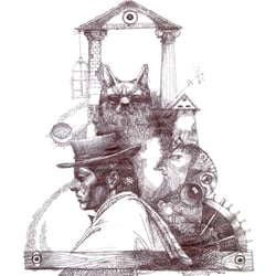 Buchillustration Zeitmechanik