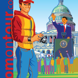 „Tom“, Charakterdesign und Coverillustration für die Zeitschrift „Tom on Tour“