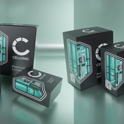 Ersatzbatterien, Verpackungsdesign