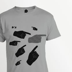Entwurf für eine T-Shirt-Kollektion als Merchandise-Artikel für das  Dialogmuseum, Frankfurt