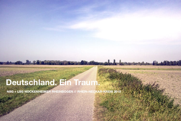 Deutschland. Ein Traum. Bei Hockenheim.