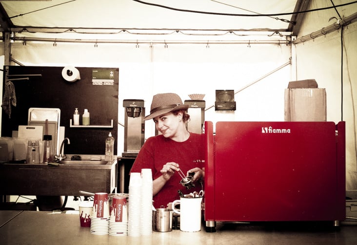 verkäuferin espresso