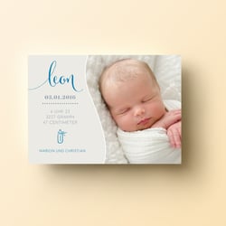 Geburtsanzeigen / Babykarten / Karte zur Geburt