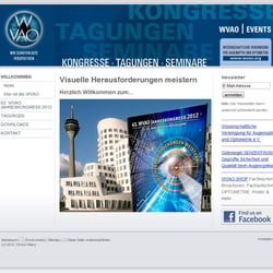 Layout, Erstellung und Pflege einer Unternehmens Events-Webseite