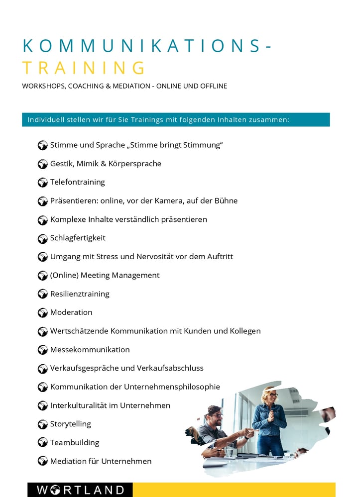 Arbeitsprobe digitaler Flyer